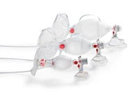 Ambu SPUR II Pediatric Resuscitator with Reservoir Tube and Mask, Disposable, 6/Case