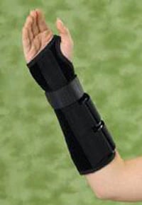 DeRoyal Tietex Wrist/Forearm Splint, Right, Adult, X-Large, 11"