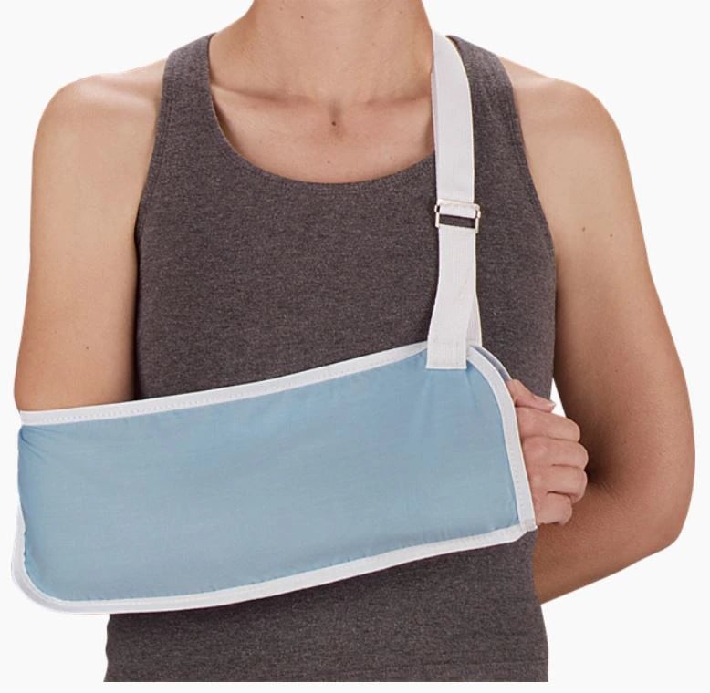 DeRoyal Sling Arm with Shoulder Pad, Adult, Lightweight Cotton, X-Large, 7x20"