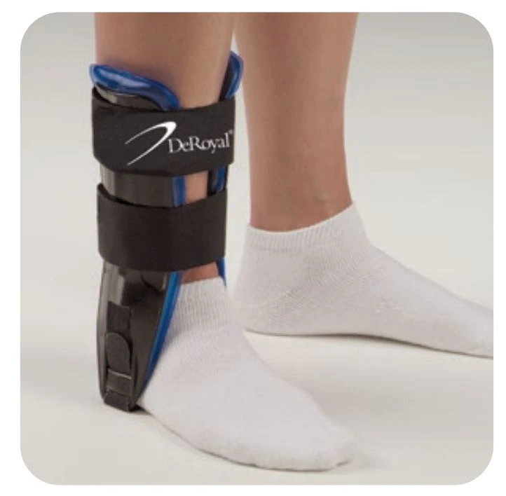 DeRoyal Stabilizing Stirrup Ankle Air Gel, Adult, Size Small, 8.5", Left/Right