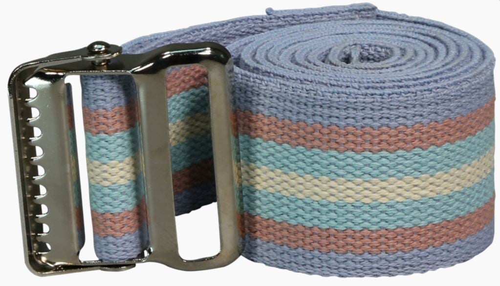 DeRoyal Gait Belt, Heavy Duty, Cotton, 70" x 2", Pastel