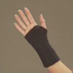 DeRoyal Compression Support Wrist Splint, Adult, Neoprene, 8", Size Medium, Left