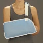 DeRoyal Sling Arm, Cotton, Light Blue, Size Small, 7x13"