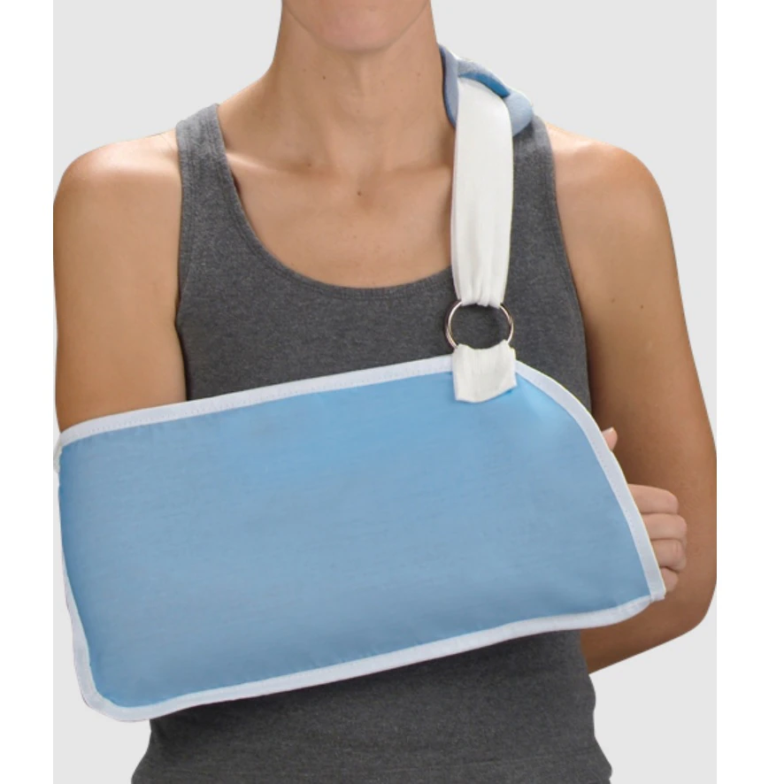 DeRoyal Sling Arm, Cotton, Light Blue, Size Medium, 8x17"