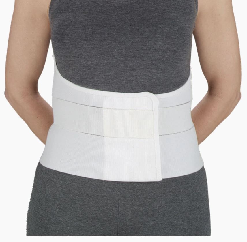 DeRoyal Belt Ribbed Elastic Rib Belt, 8" x 43", Female, Size X-Large