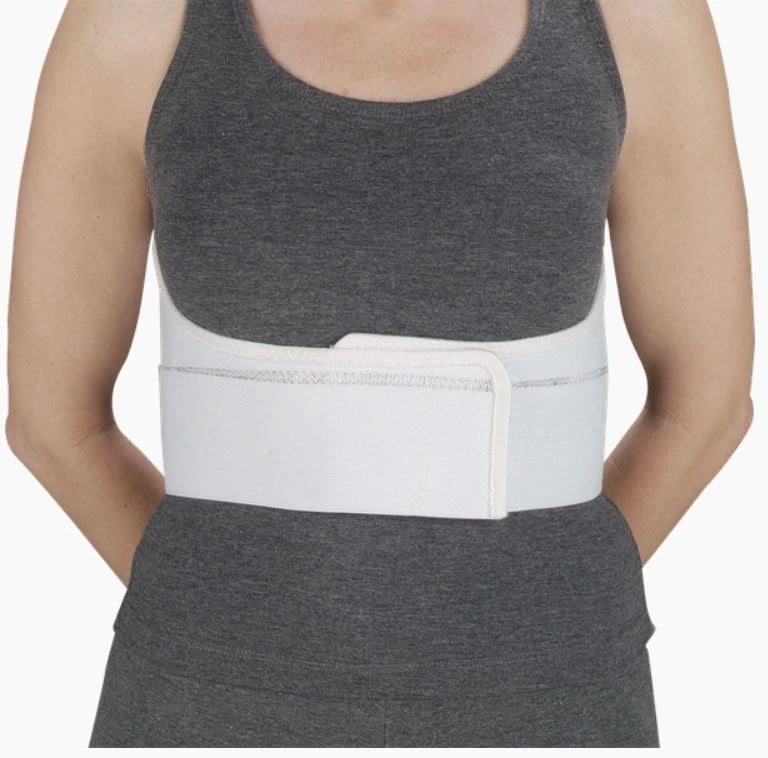 DeRoyal Premium Belt Rib Adult Elastic Rib Belt, 6" x 31", Size Medium, Female