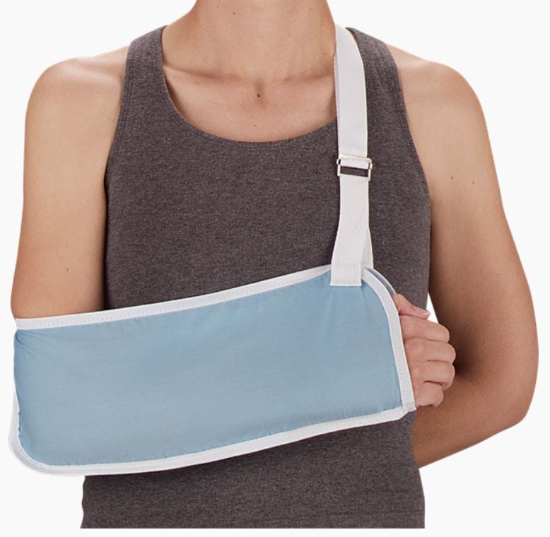 DeRoyal Arm Sling with Shoulder Pad, Adult Medium, Cotton, 6x15"