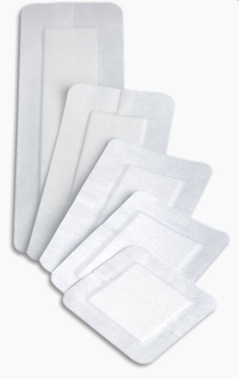 Covaderm Fabric Tape Island Dressing, 4" x 10", Sterile, Acrylic Adhesive, Non-Adherent