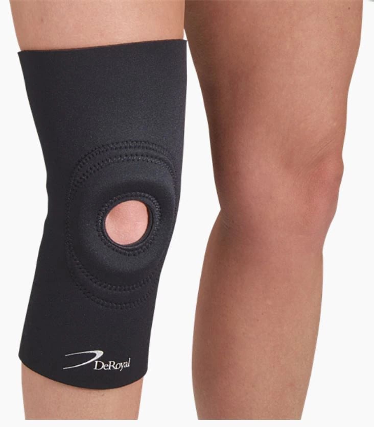 DeRoyal Neoprene Knee Brace, Positioning Support, Adult 2X-Large, 25.5-28"