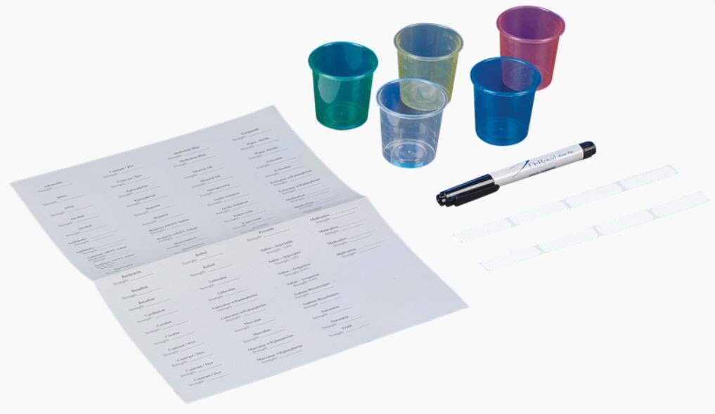 DeRoyal Sterile Blank Labels, 1/2" x 2", 50 per Case
