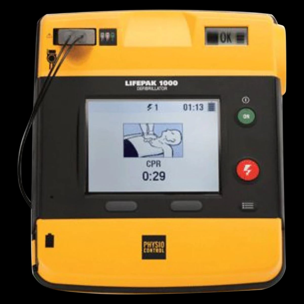 Physio-Control LIFEPAK 1000 AED Defibrillator (ECG Capable)