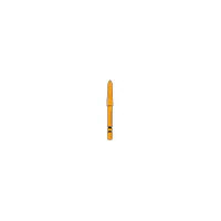 Premier Two Striper Gold-Plated Curettage (GCP) Diamond Bur, Friction Grip, Medium Grit, Cone Beveled End, 257.SB, 5/Pkg, 2015623