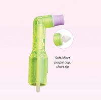Premier 2pro Total Access Disposable Prophy Angle, Soft/Short Cup, Purple, 144/Bag, 5500101
