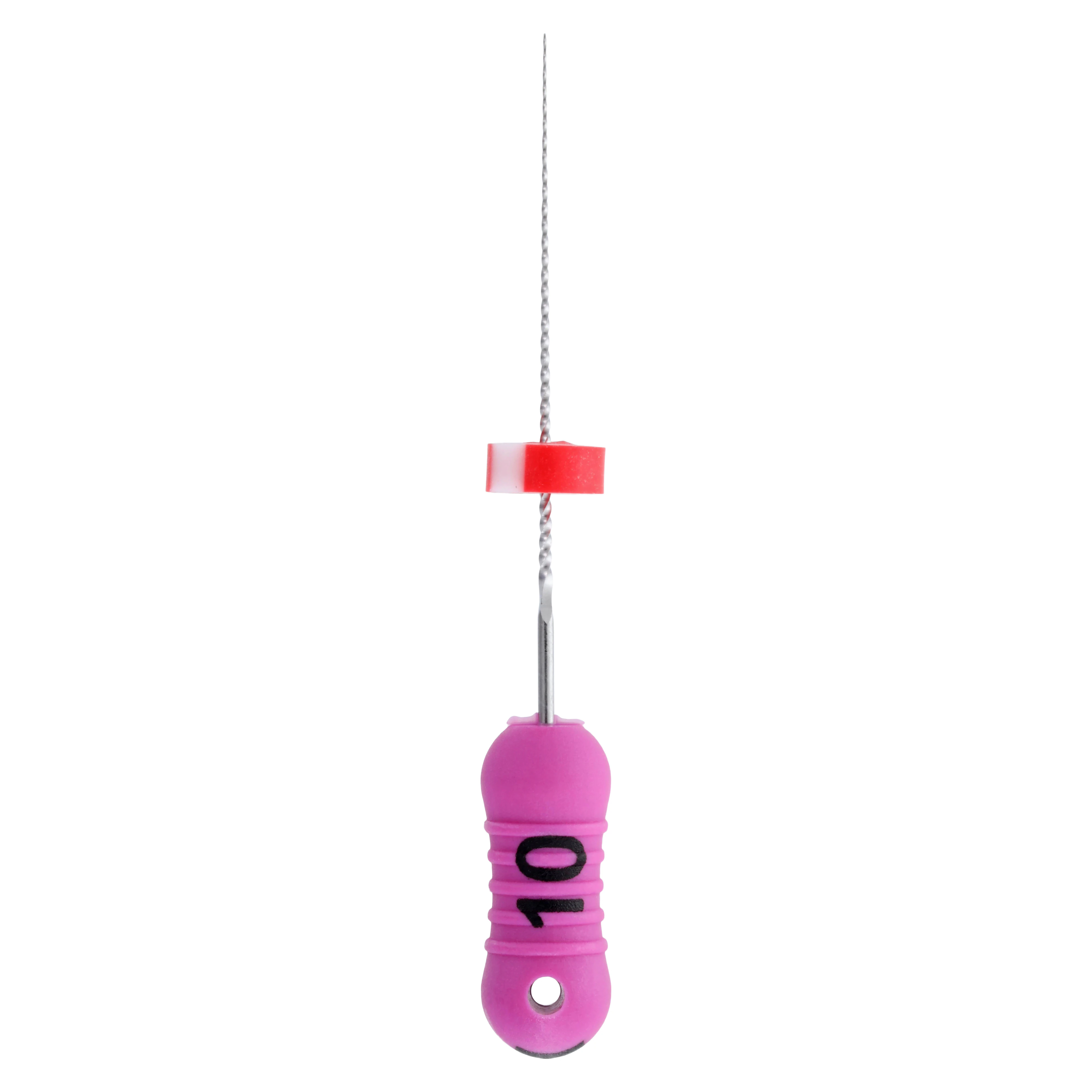 Premier K-File #10, 21mm, Stainless Steel, Purple, 6/Pk, 9053202