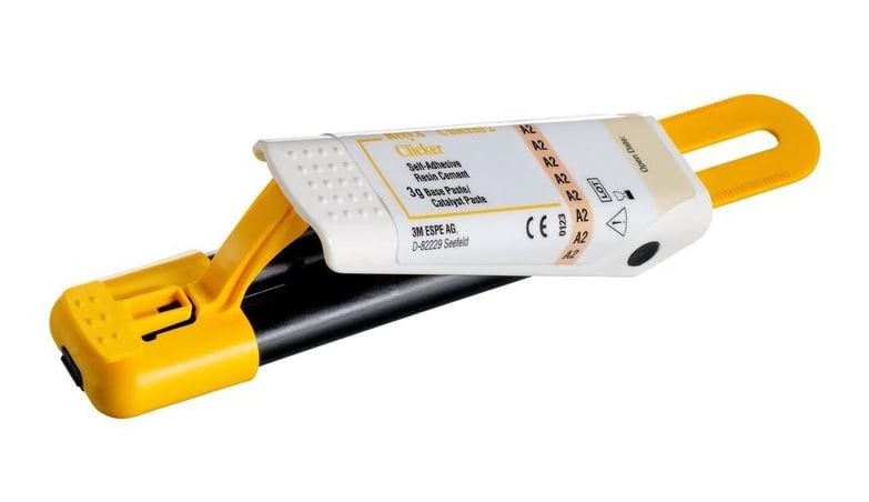 3M RelyX Unicem 2 Self-Adhesive Resin Cement, Clicker Dispenser Refill, Translucent, 11 g, 1/Pk, 56874