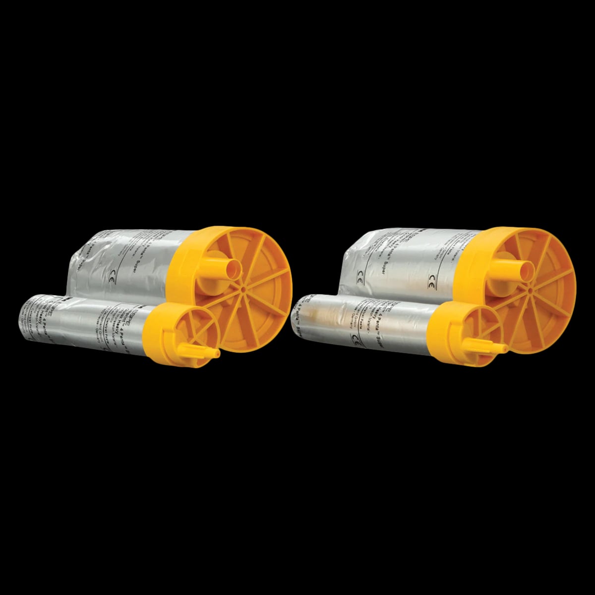 3M™ Imprint™ 4 Penta™ Super Quick Heavy Body VPS Impression Material Refill, 2 Base (300 ml) + 2 Catalyst (60 ml), Yellow, Mint Flavor, 71485