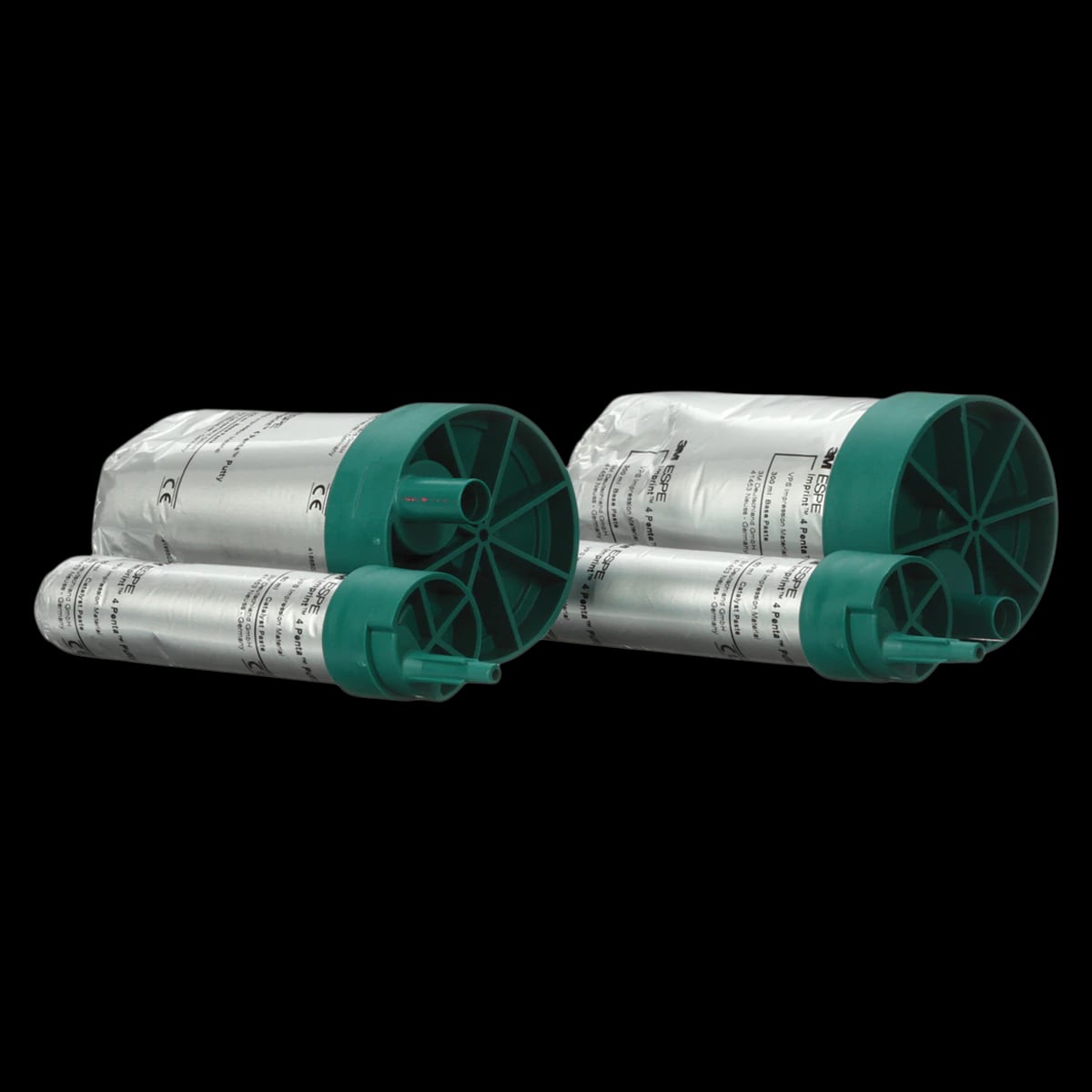 3M™ Imprint™ 4 Penta™ Putty VPS Impression Material Refill, 71486, 2 x 300 mL Base and 2 x 60 mL Catalyst