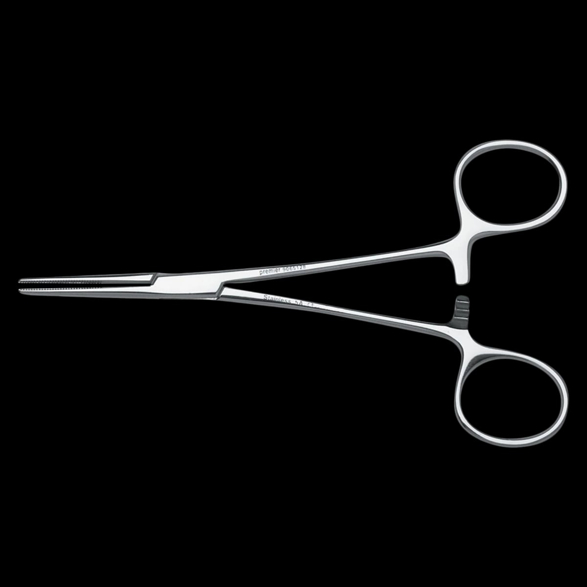 Premier Hemostat, 5-1/2" (14.0 cm) Straight, Stainless Steel, Serrated Jaw, 1 Each, #9065128