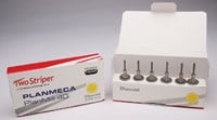 Two Striper PlanMill 40 Diamond Milling Burs, Ellipsoidal, 6/Pkg
