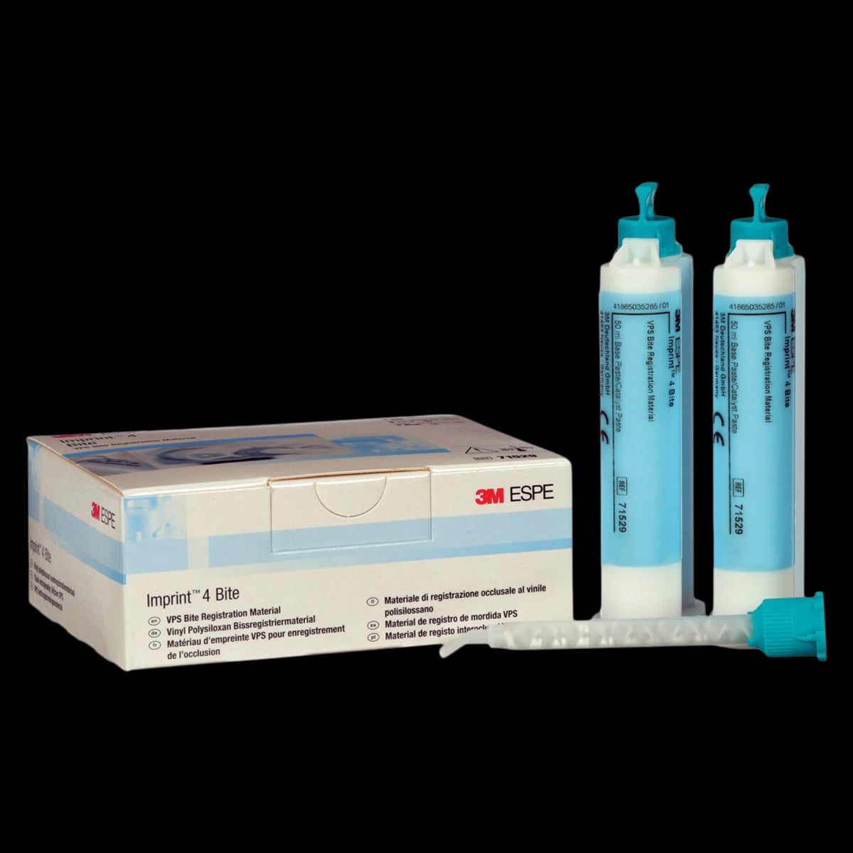 3M™ Imprint™ 4 VPS Bite Registration Material, Fast Set, 50 mL Cartridges, 2/Pk, 71529