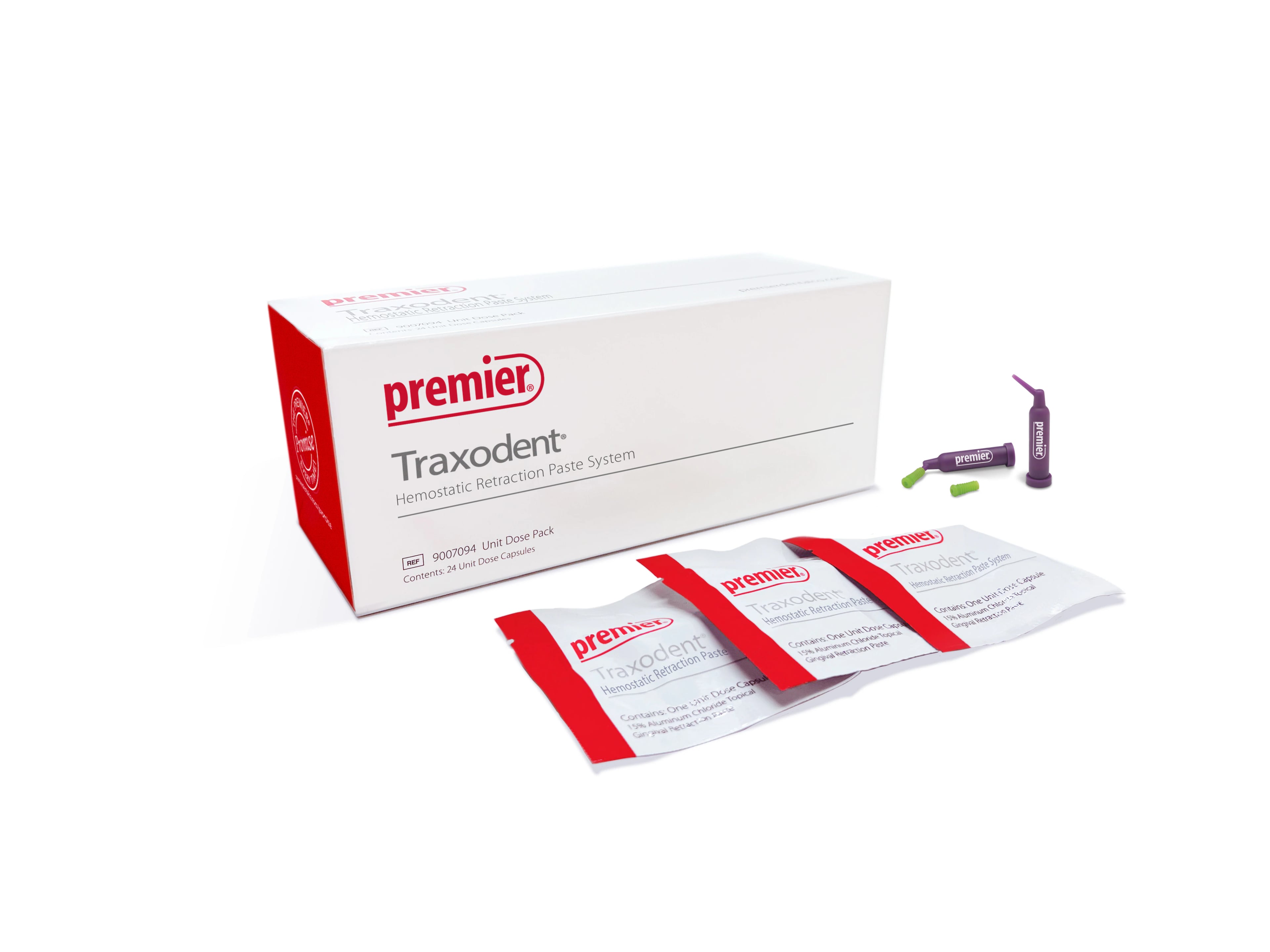 Traxodent Hemostatic Retraction Paste System, Unit Dose, 24 Capsules, 9007094