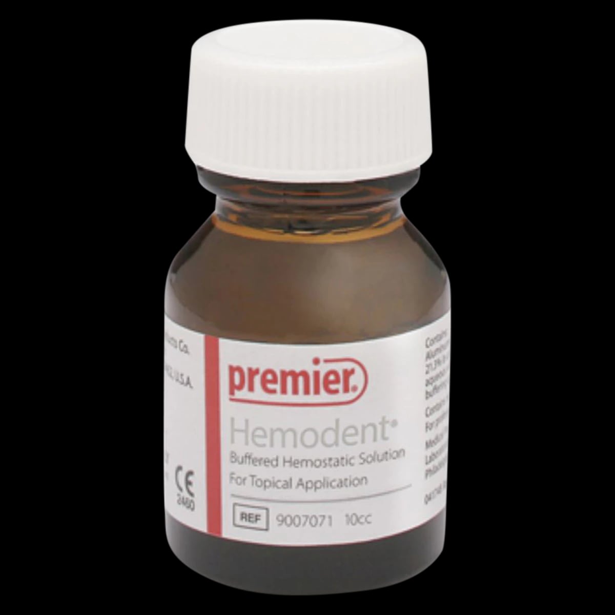 Hemodent Topical Hemostatic Solution, Buffered Aluminum Chloride, 10 cc, 1/Pk, 9007071