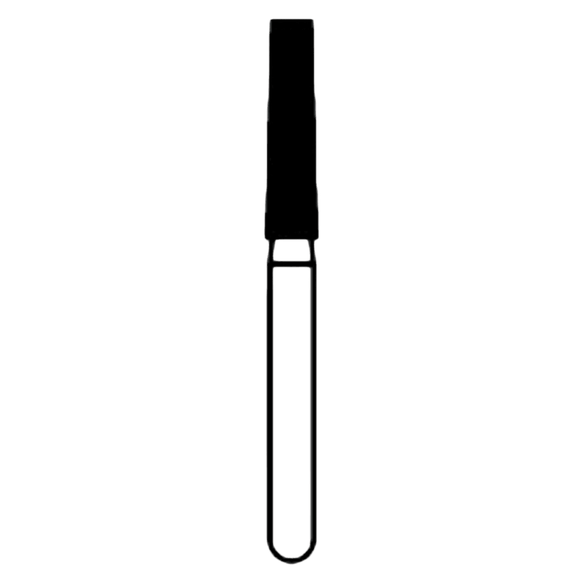 Solo Diamond FG Single Use Bur, Friction Grip, Medium Flat End Taper, 8.0 mm, 25/Box, 0918.8M