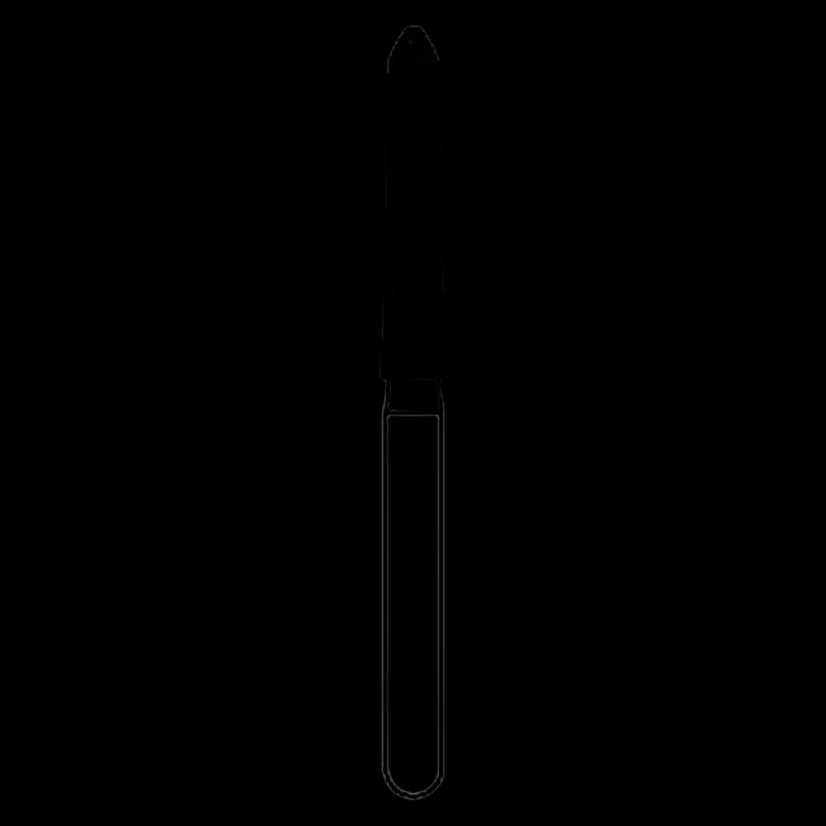 Solo Diamond Single-Use Burs, FG, Curettage K, # 1718.10, 1.8 mm, Medium, Blue, 25/Pk, 879K018M