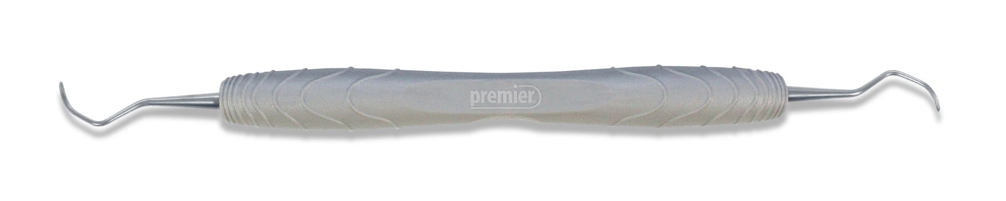 PremierAir Titanium Implant Scaler, Barnhart 5/6 Double-Ended, Gray Resin Handle, 9061460