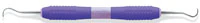 Premier Big Easy Ultralite McCall 17S/18S Double-Ended Curette, Purple Silicone Handle, #05641