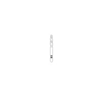 Two Striper TS2000 Diamond Bur, FG, Round-End Taper, #2005.8, Coarse, Green, 1.8 mm Major/1.3 mm Minor Diameter, 8.0 mm Length, 5/Pk, 2000058