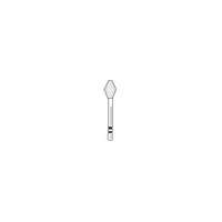 Premier Two Striper Diamond Bur FG, Barrel, #234, Coarse, Green, 5/Pk, 2015076