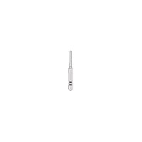 Two Striper® Diamond Bur FG #781.8, Fine, Round-End Taper, 1.2 mm Major/0.8 mm Minor Diameter, 8.0 mm Length, Red Ring, 5/Pkg, 2015498