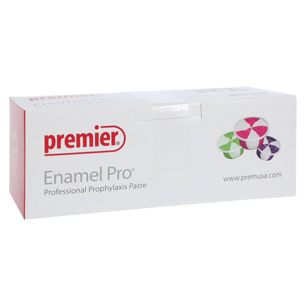 Premier Enamel Pro Prophy Paste, Mint, Fine Grit, with Fluoride and ACP, 200 Unit-Dose Cups/Box, #9007600