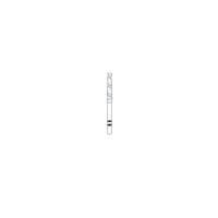 Two Striper TS2000 Diamond Bur, FG, Flat-End Taper, 2002.9, Coarse, Green, 5/Pk, 2000029