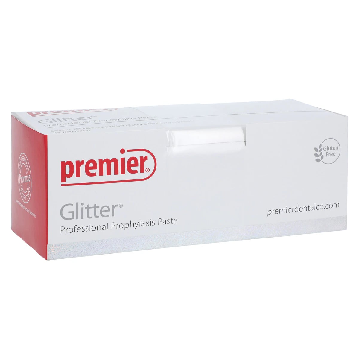Glitter Prophy Paste, Medium Grit, Strawberry, with Fluoride, Unit Dose Cups, 200/Box, 9007422