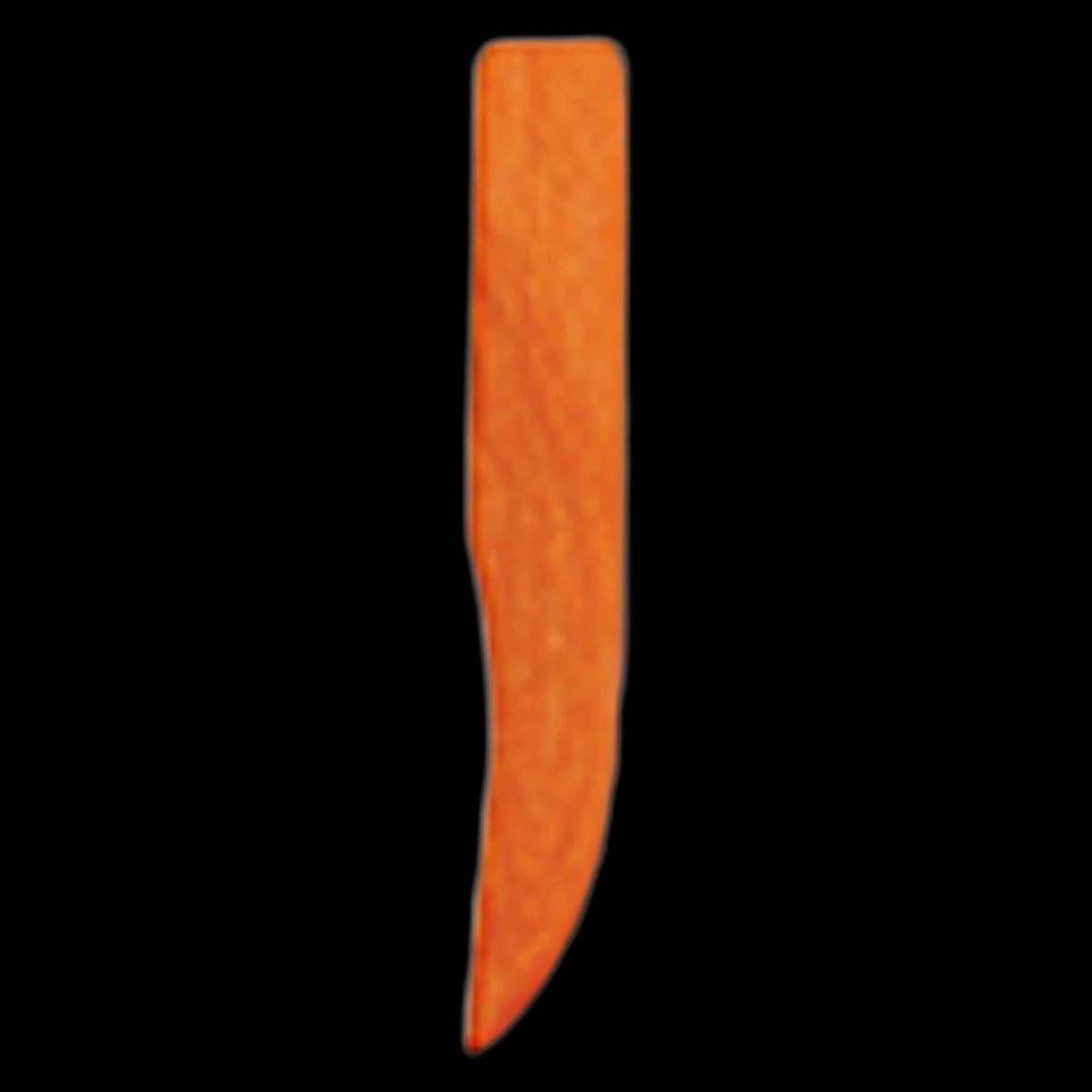 Premier Sycamore Wood Wedges, Ultra-Thin, Orange, 400/Pk, 9061106