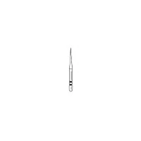 Two Striper MFS Finishing Diamond Bur FG, Flame/Needle #201, MF1 Fine (45µ), Purple Ring, 5/Pkg, 2015853