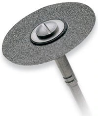 Two Striper Thin-Flex Diamond Disc, Single-Sided, 0.24 mm Thick, 60 Micron, 22.2 mm (7/8") Diameter, 1/Pkg, 928-7, 2012637
