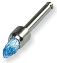 Premier Diamond Twist SCO Tapered Polishing Brush, RA, 1/2", Blue, 25/Pkg, 2019005