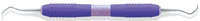 Premier Big Easy Ultralite McCall Curette 13S/14S, Double End, Purple Silicone Handle, #05639