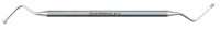 Premier Lucas Alveolar #86 Double-End Surgical Curette, Stainless Steel, Octagonal Handle, 1/Pk, 1003164