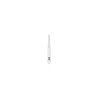 Two Striper Diamond Bur, FG, Curettage K, #763.8, Coarse, Green, 1.2 mm Major/0.7 mm Minor Diameter, 8 mm Length, 5/Pk, 2015977