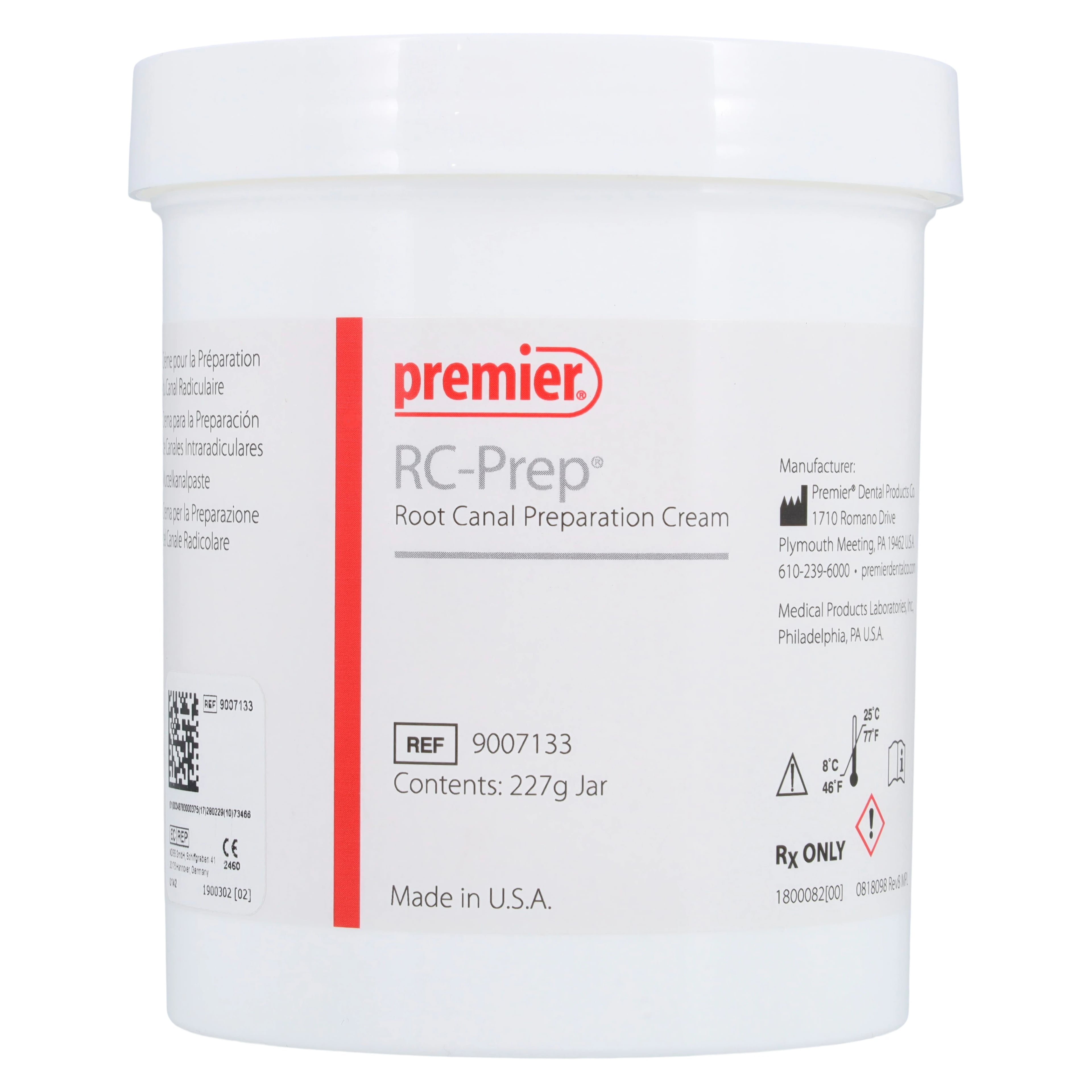 RC-Prep Chemo-Mechanical Root Canal Preparation, 227 g Jar, #9007133