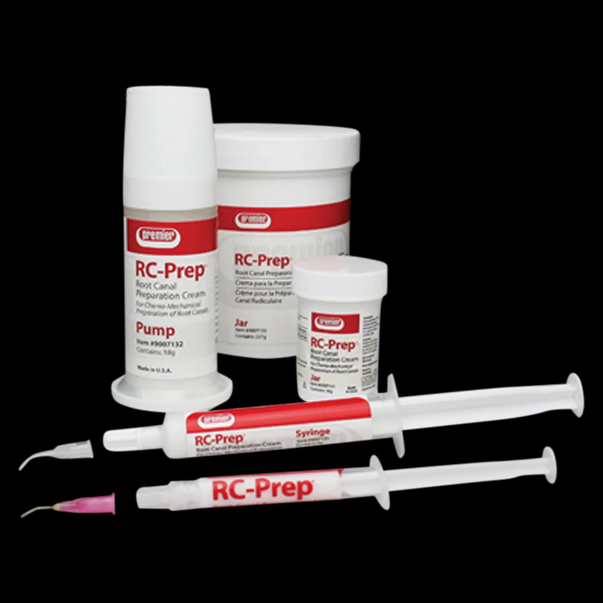 Premier RC-Prep Metal Syringe Tip Refill, 50/Pkg, 9007139