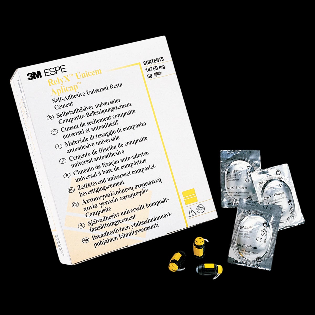 3M RelyX Unicem Self-Adhesive Universal Resin Cement Maxicap Capsule Refill, Assorted Shades, 20/Pk, 56831