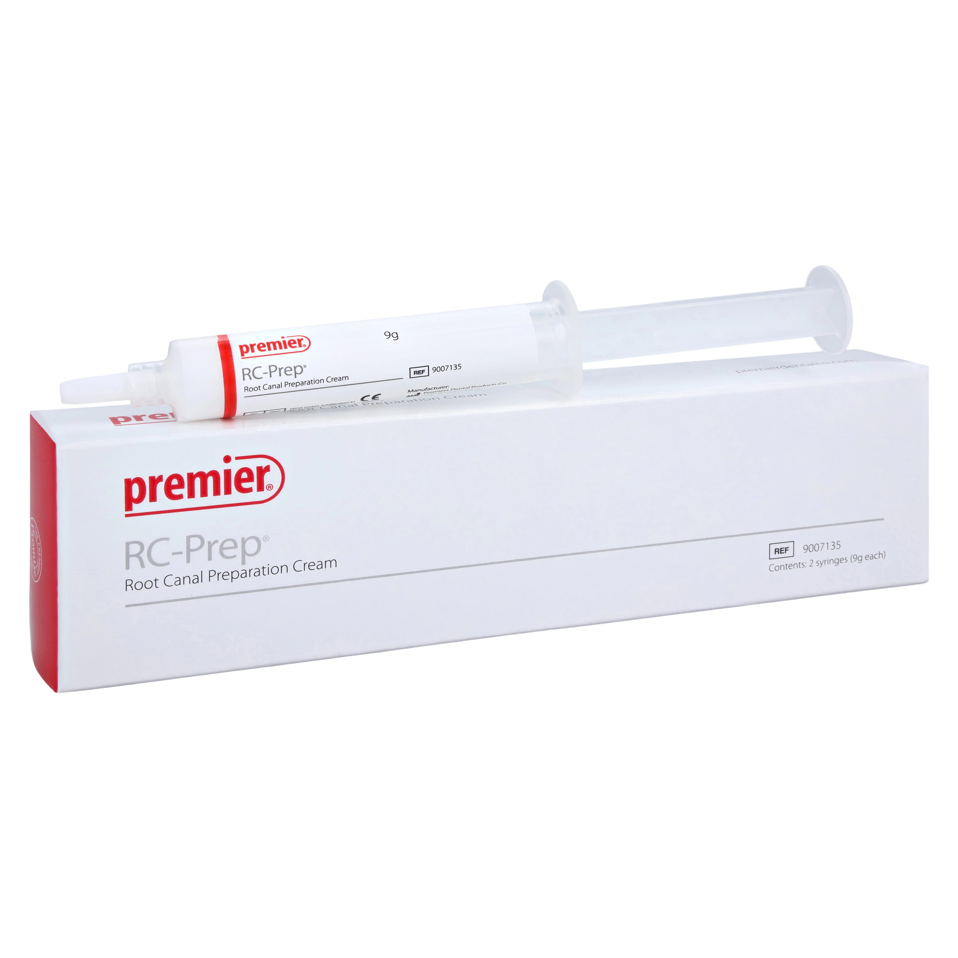 RC-Prep Chemo-Mechanical Root Canal Preparation Cream, Syringe, 9 g, 2/Pk, 9007135