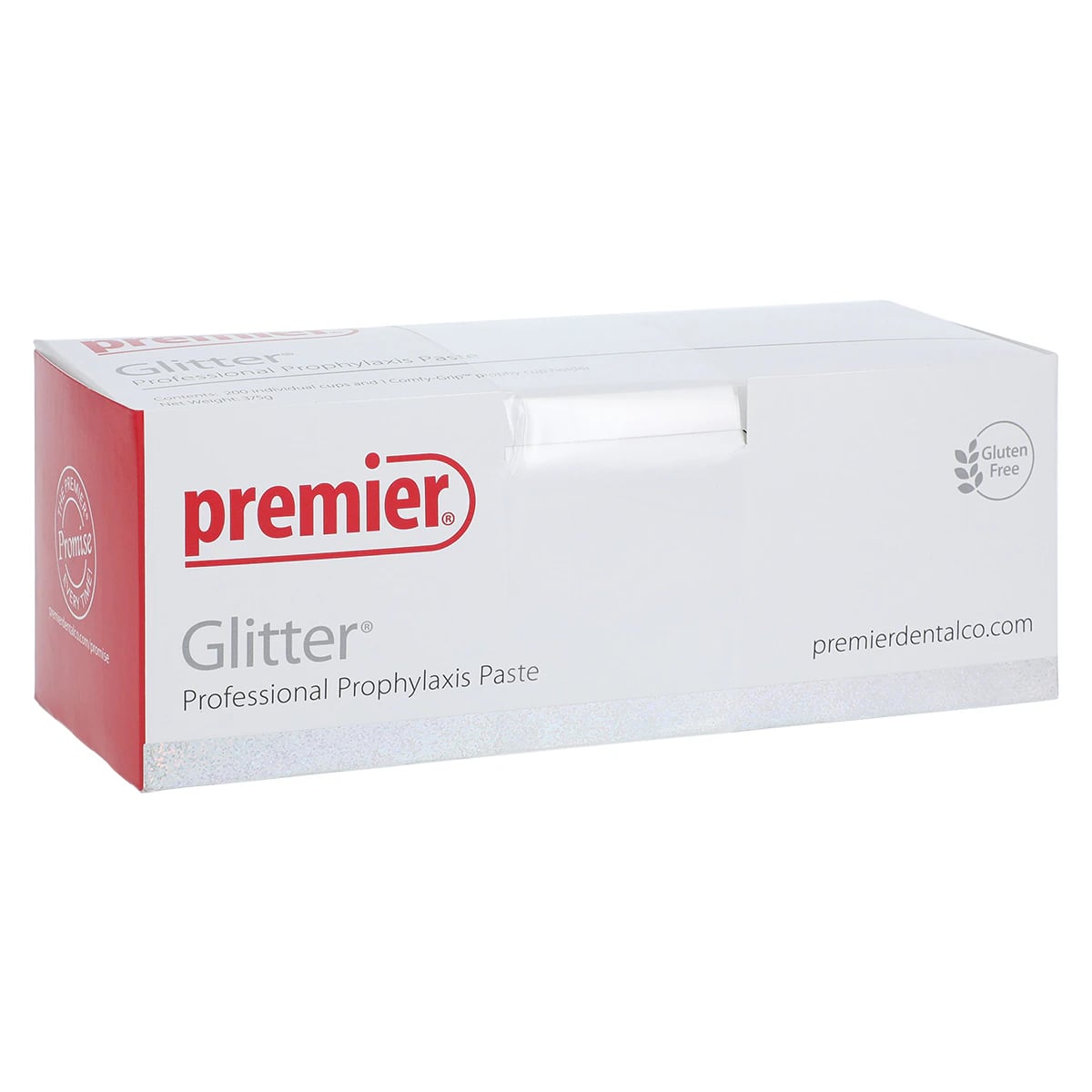 Premier Glitter Prophy Paste, Coarse, Mint, Without Fluoride, 200 Unit Dose Cups/Box, 9007440