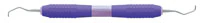 Premier Big Easy Ultralite Gracey Curette 3/4, Double End, Purple, Silicone Round Handle, #05603
