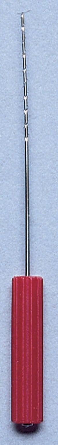 Premier Barbed Broaches, Size #35, Stainless Steel, Color-Coded Plastic Handle, 144/Pack